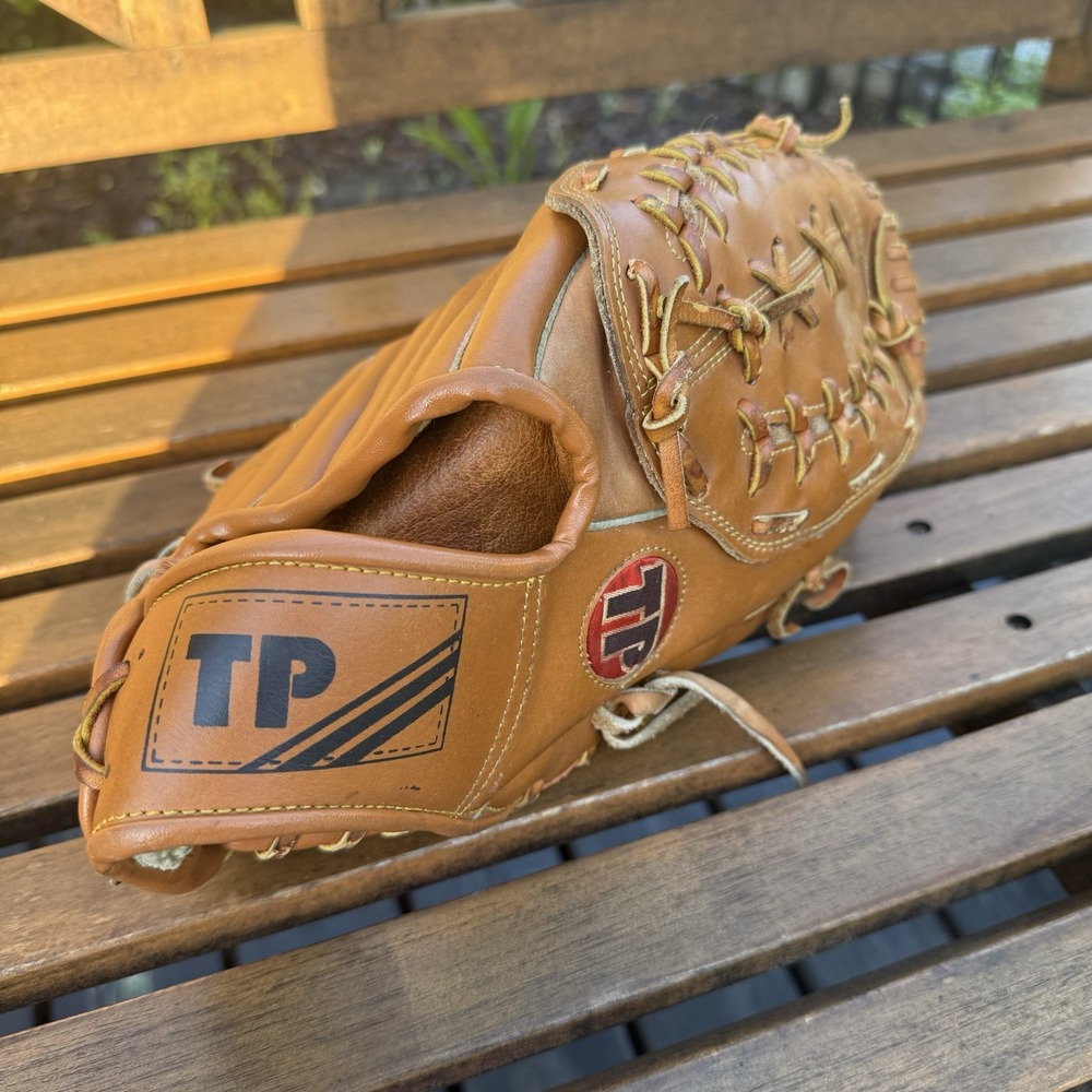 TP Baseball Glove Leather Deep Pit Pocket TF14 Custom Premium Leather Has Flaw